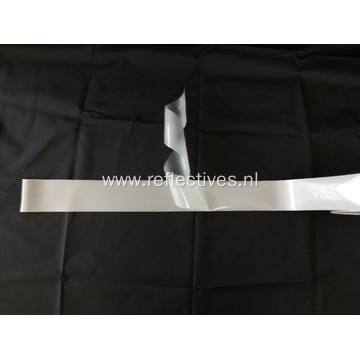 Silver Single Side Reflective Strech Fabric